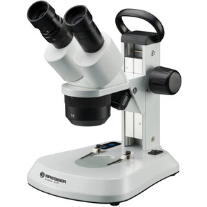 Microscope stéréoscopique Bresser Analyth STR 10x-40x bino ; Greenough ; 50 mm ; 10x/20 ; 10-40x ; LED