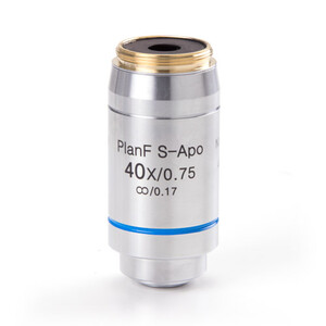 Euromex Objective, AX.7340, Infinity EIS 60 mm, semi-plan Pli- Apo Fluarex S40x/0.75, M25, 1.36 mm