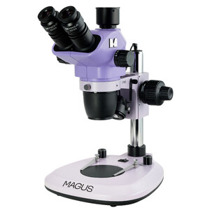 MAGUS Stereo zoom microscoop 8T 6.5x-55x trino Greenough 3W LED