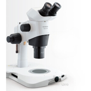 Evident Olympus Stereo zoom microscoop SZX10, bino, 10:1, 6,3-63x, 81 mm, SZX2-ILLTQ LED