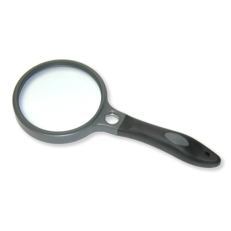 Carson SureGrip 2.5x Soft-Grip-Lupe 10x