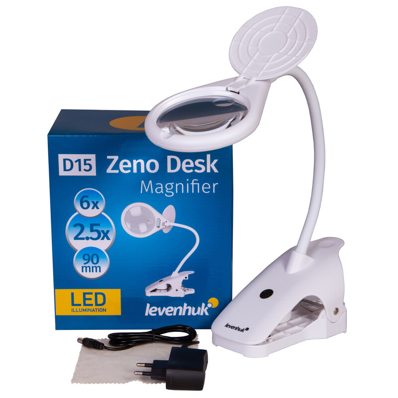 Levenhuk Lente d`Ingrandimento Zeno Desk D15