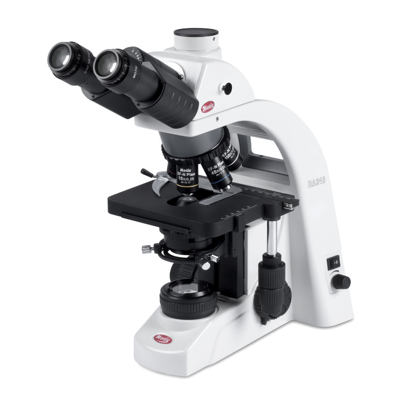 Microscope Motic BA310E trino, BF, infinity, EC-plan, achro, 40x - 400x, Hal. 30W, LED 3W (opt.)