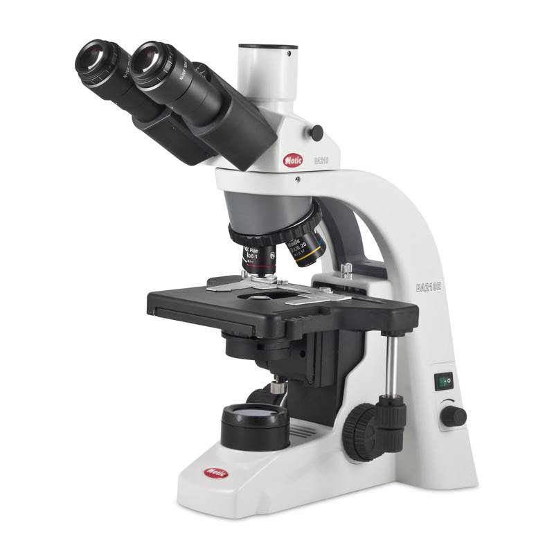 Motic Microscoop BA310E, halogeen, 40x -1000x, infinity, trino