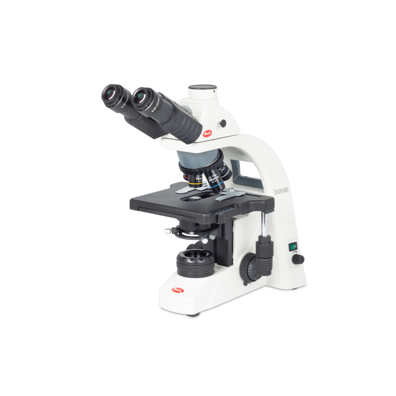 Motic Microscope BA310E, trino, BF, infinity, EC-plan, achro, 40x - 1000x, Hal. 30W, LED (opt.)
