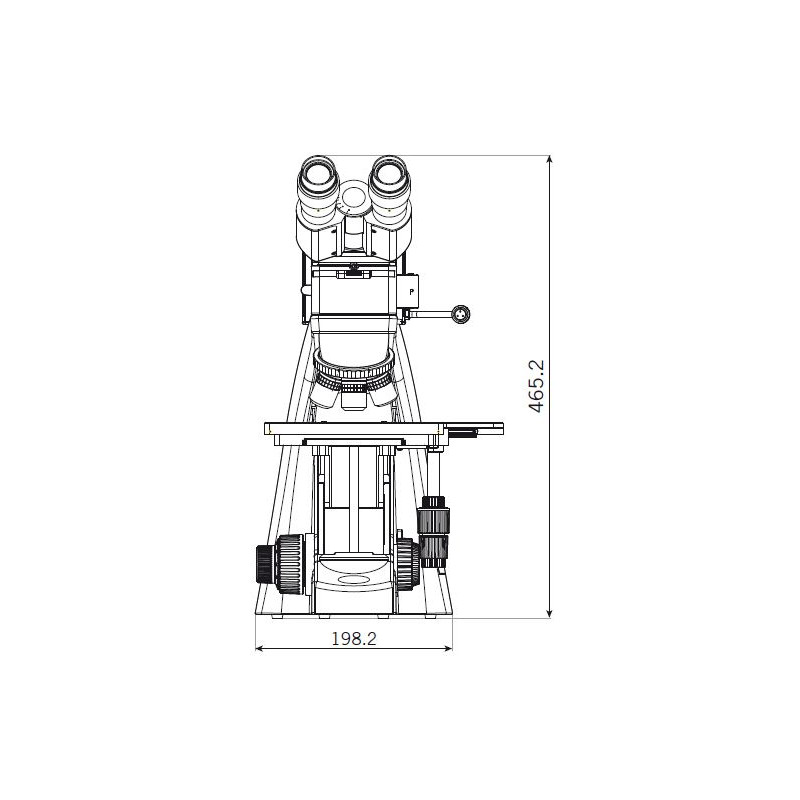 Motic BA310 MET trinocular microscope