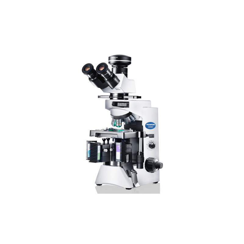 Evident Olympus Microscope CX41 Microbiology, phase, trino, Hal, 40x,100x, 400x