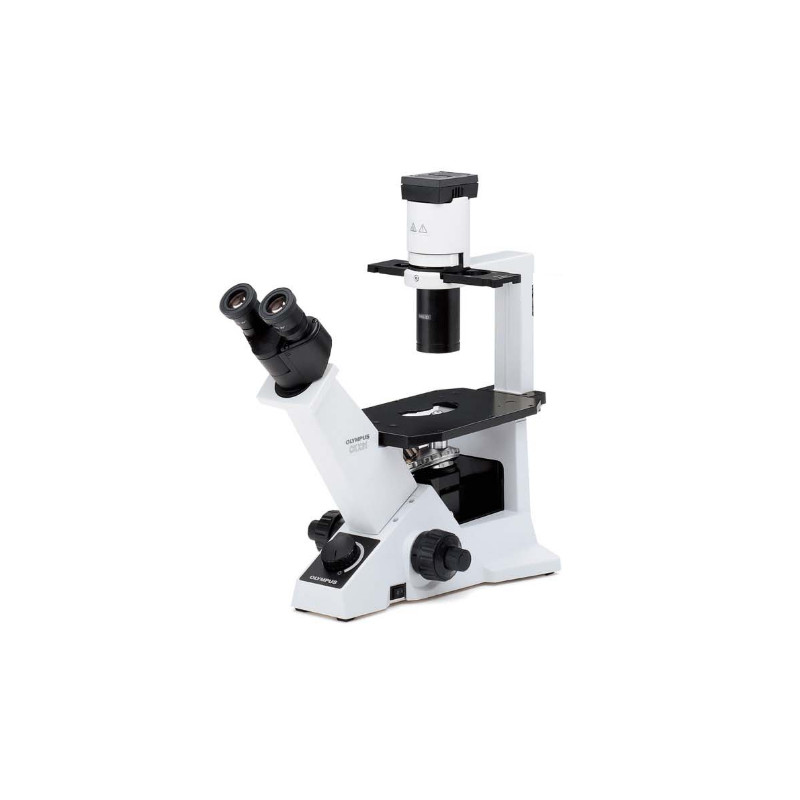 Evident Olympus Microscopio invertito CKX31 contrasto di fase, alogeno, binoculare, 40x, 100x, 200x, 400x