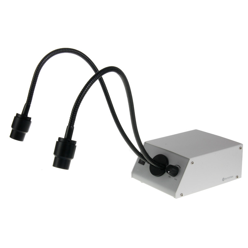 Euromex Kaltlichtquelle LE.5208, kompakt dual 2W, mit  Lichtleiter