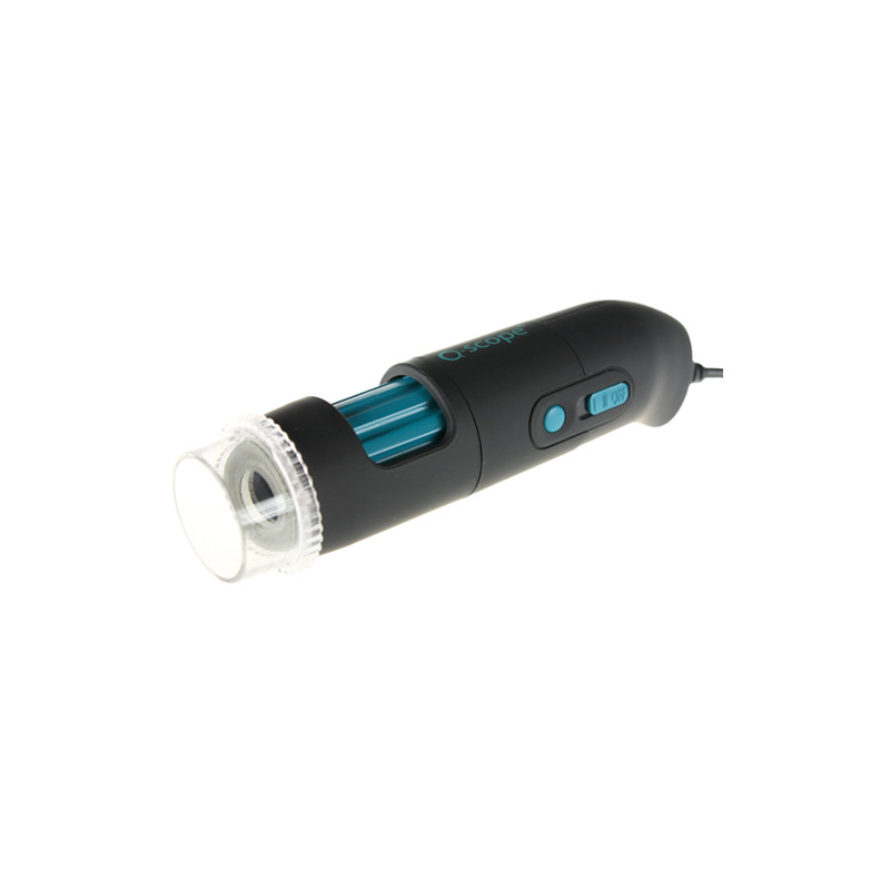 Euromex Microscopio Q-scope QS.80200-P, Filtro de polarización, USB, 8,0 MP - 200x