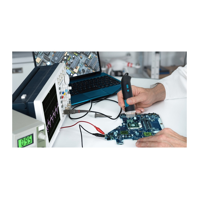 Euromex Microscope Q-scope, QS.13100-W,  Wi-Fi, 1.3MP, 100x,