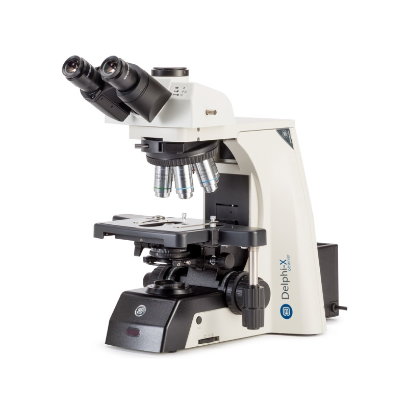 Euromex Microscope DX.1158-PLi, trino, infinity, 10x/25,  plan, 40x - 1000x,  LED, 3W