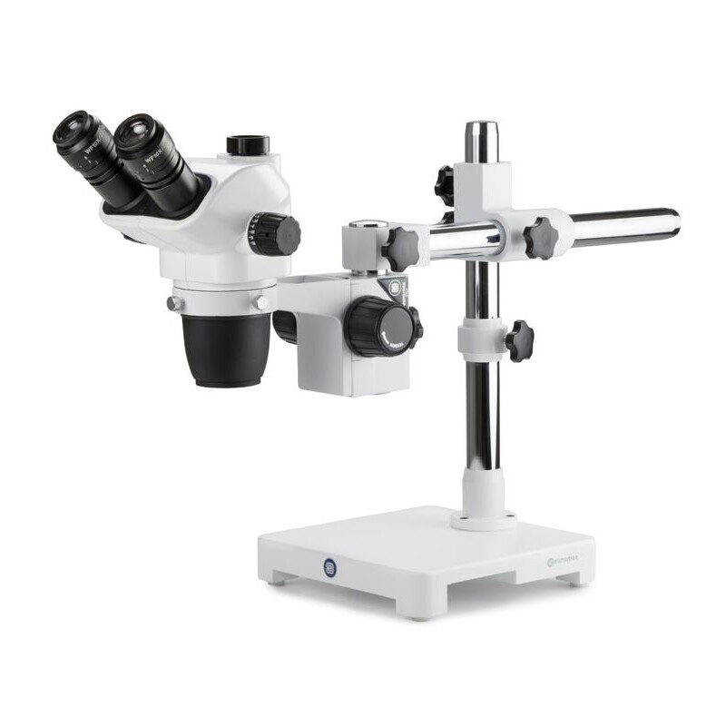 Euromex NZ.1703-U, NexiusZoom, 6,5x a 55x,  stativo a un braccio, senza illuminazione, trino