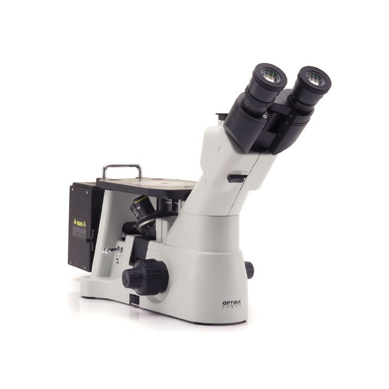 Optika Microscope IM-3MET-US, trino, inverted, IOS LWD U-PLAN MET, 50x-500x, US