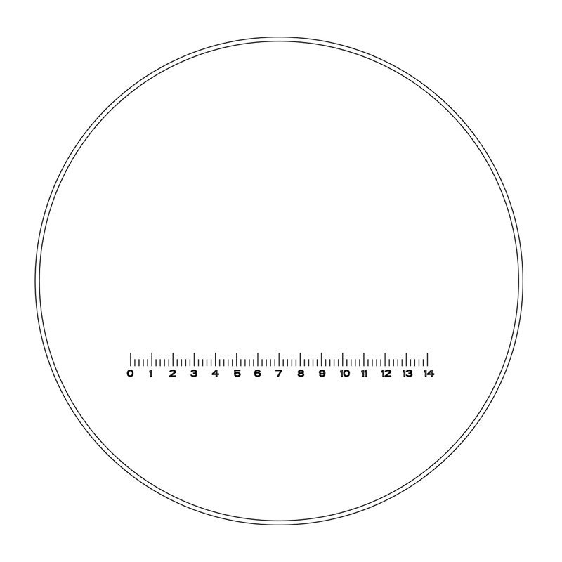 Motic reticolo 70/14 mm, Ø23 mm (SMZ-140)