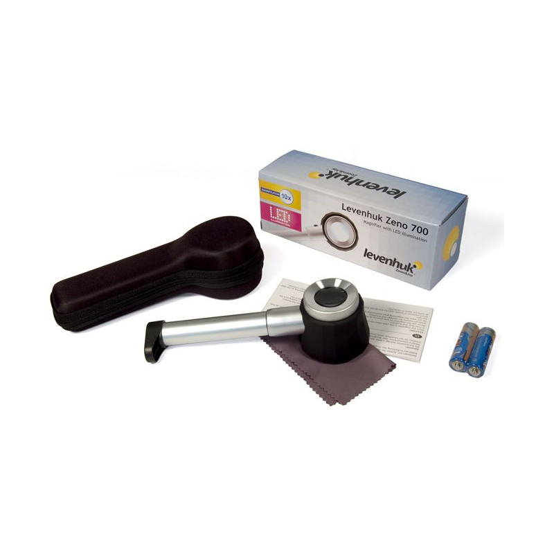 Levenhuk Magnifying glass Zeno 700 10x, 30mm LED