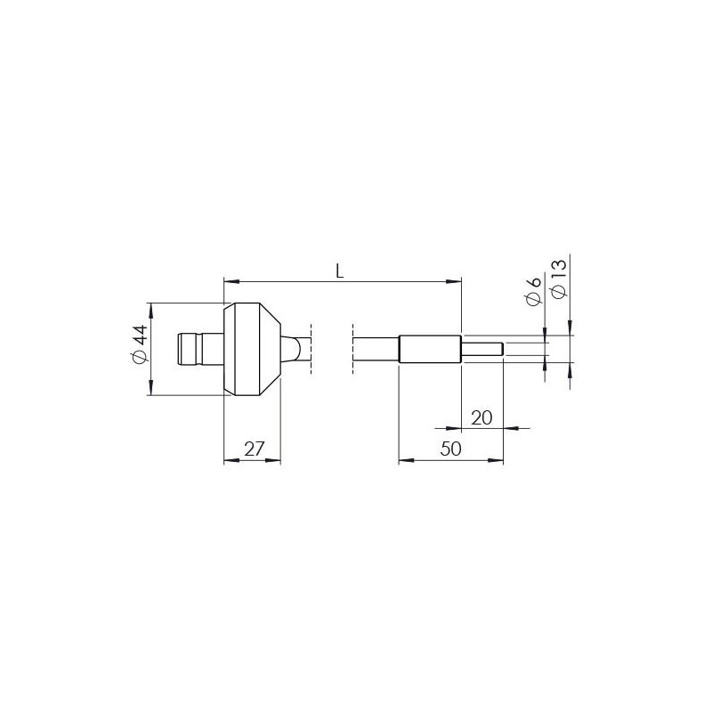 StarLight Opto-Electronics GLS1-450-4.5, 1-armig, Armlänge 450 mm, aktiver Durchmesser 4,5 mm