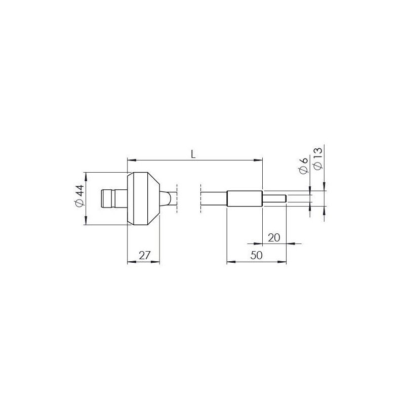 StarLight Opto-Electronics GLS1-450-4.5, 1 bras, longueur du bras 450 mm, diamètre actif 4,5 mm