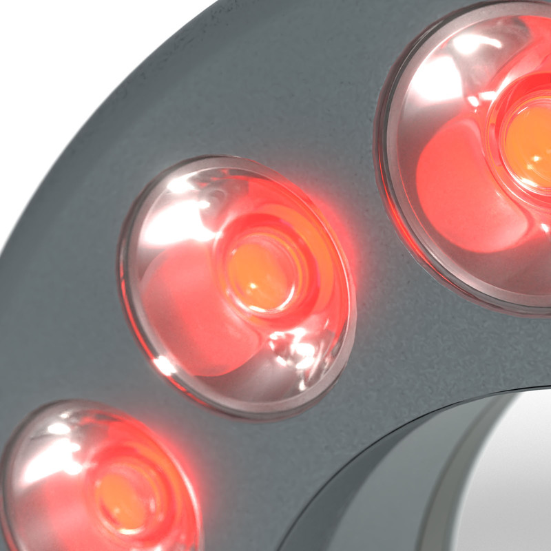 StarLight Opto-Electronics RL12-10s R, Spot, red (625nm), Ø 66mm