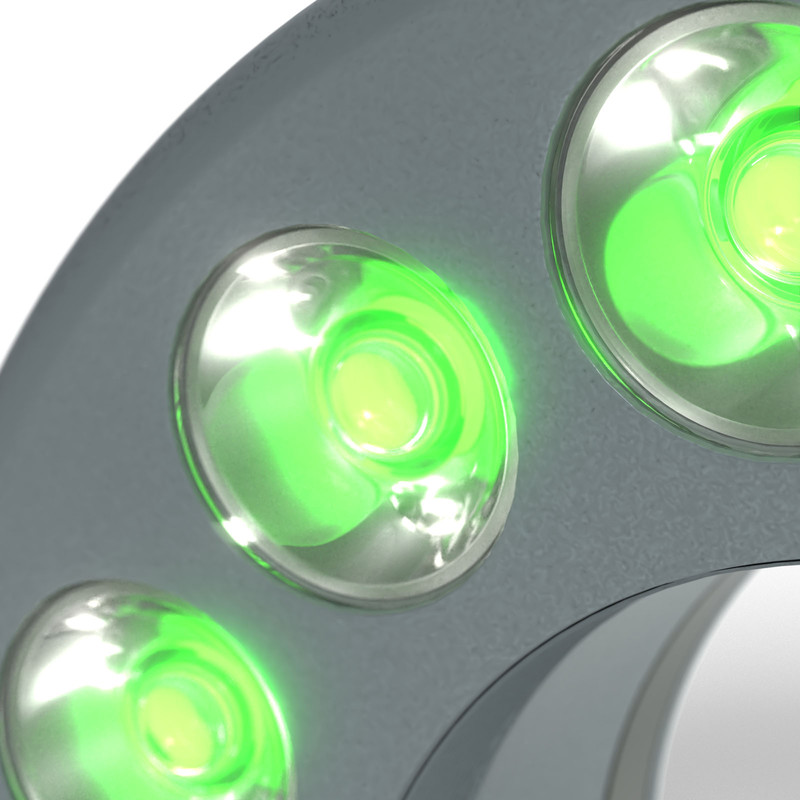 StarLight Opto-Electronics RL12-10s G, verde (528 nm), Ø 66 mm