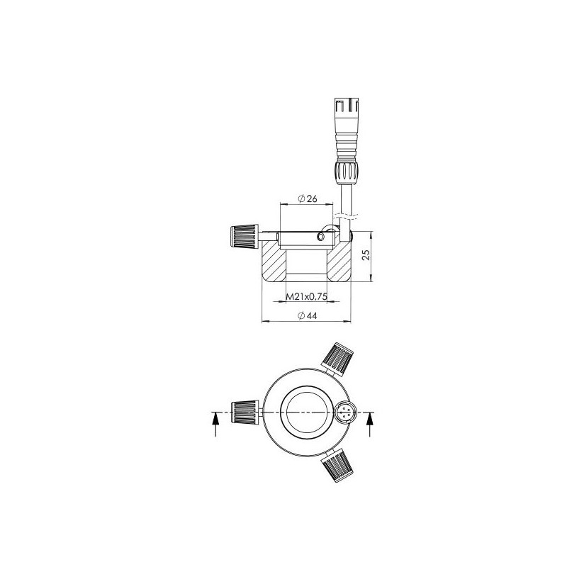 StarLight Opto-Electronics RL1-40 B, blau (470 nm), Ø 26mm