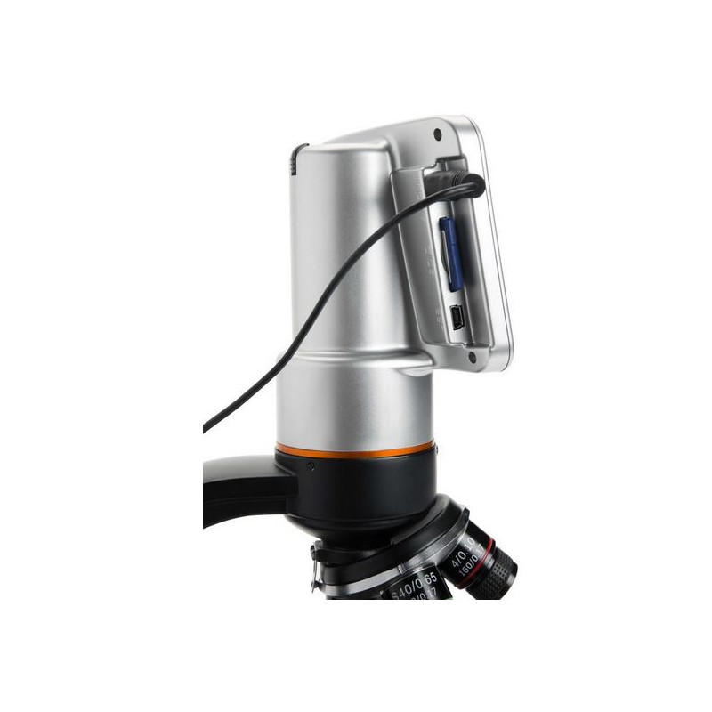 Celestron Microscopio TetraView, Touch Screen, 40-400x