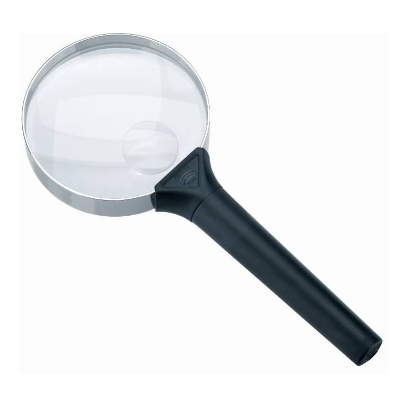 Schweizer Loupe à main Basic-Line BIFOCUS,  6D/16D ; Ø75/Ø20 mm, bifocale