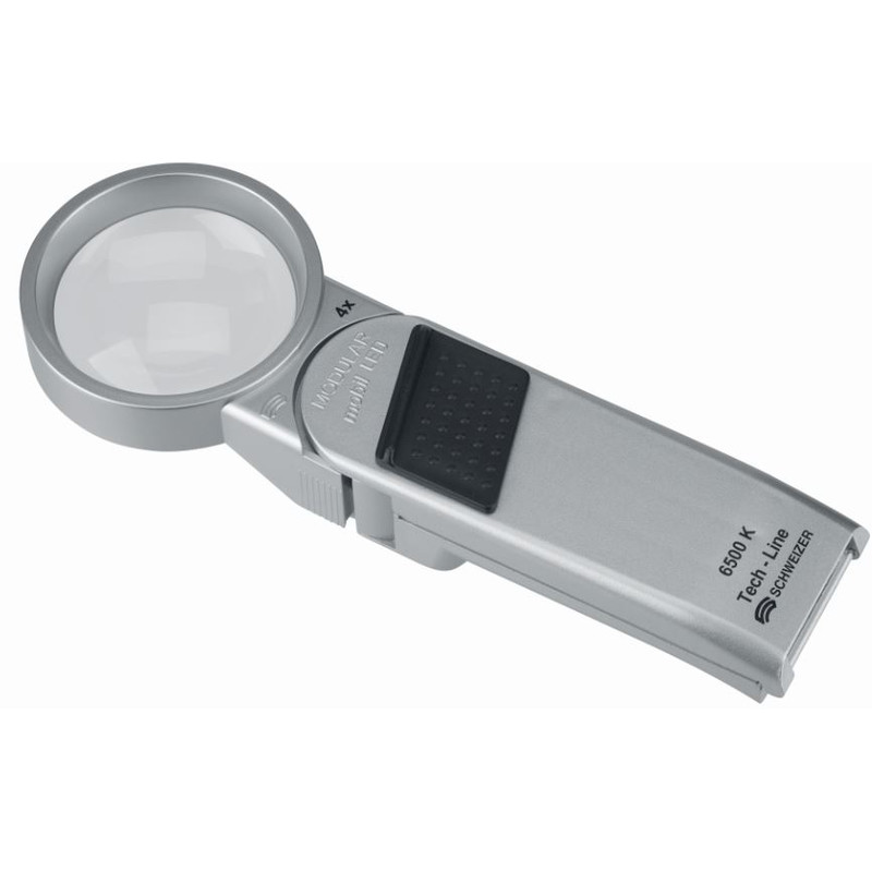 Schweizer Loupes Tech-Line MODULAR 4x/Ø55mm, asphérique, 2700K
