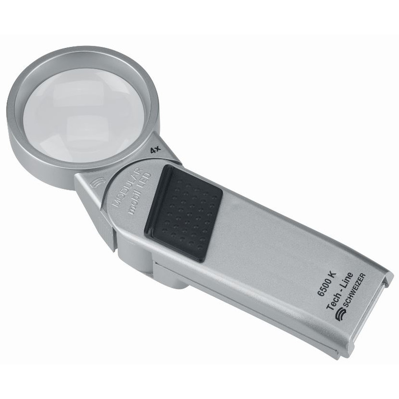 Schweizer Loupes Tech-Line MODULAR 4x/Ø55mm, asphérique, 2700K