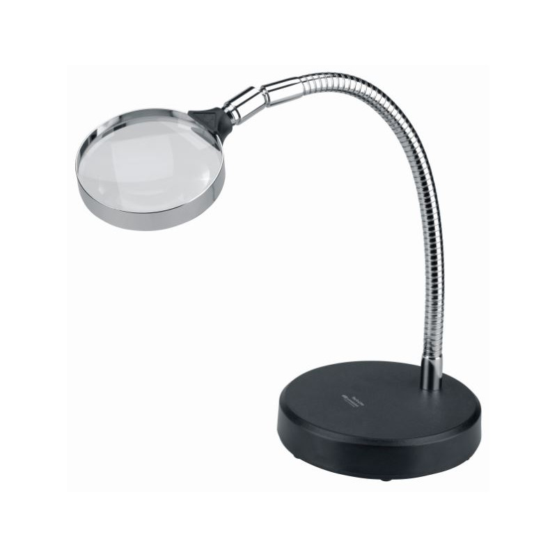 Schweizer Vergrootglazen Werkloep Tafelvoet, 2.5x/Ø90mm, biconvex