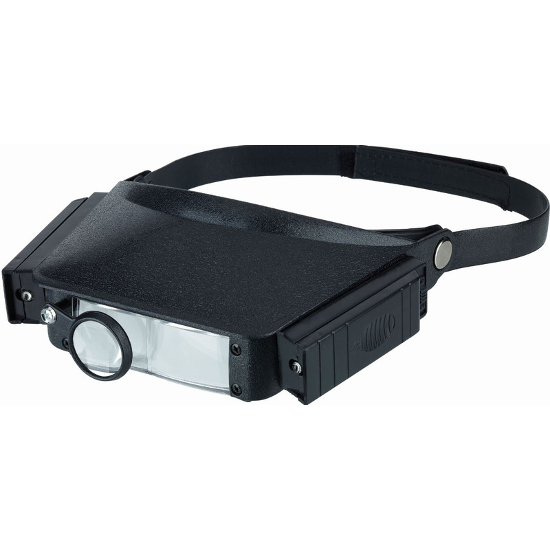 Schweizer Lupa de cinta para la cabeza 2x, 3x, 4x, 5x, con iluminación