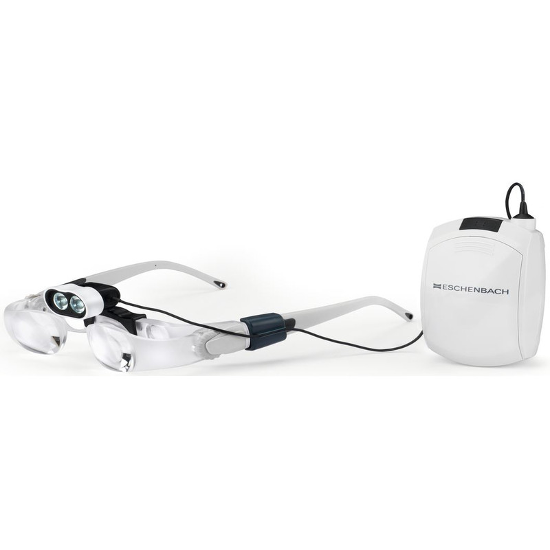 Loupe Eschenbach maxDETAIL avec LED de tête