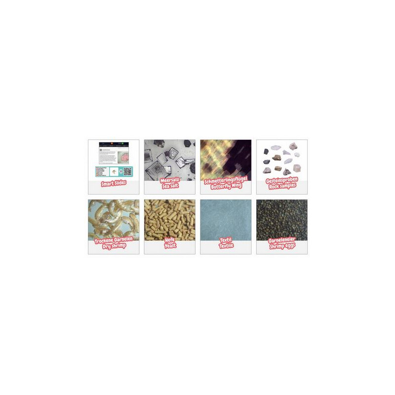 Bresser Junior Slimme Microscopie accessoireset met QR-codes