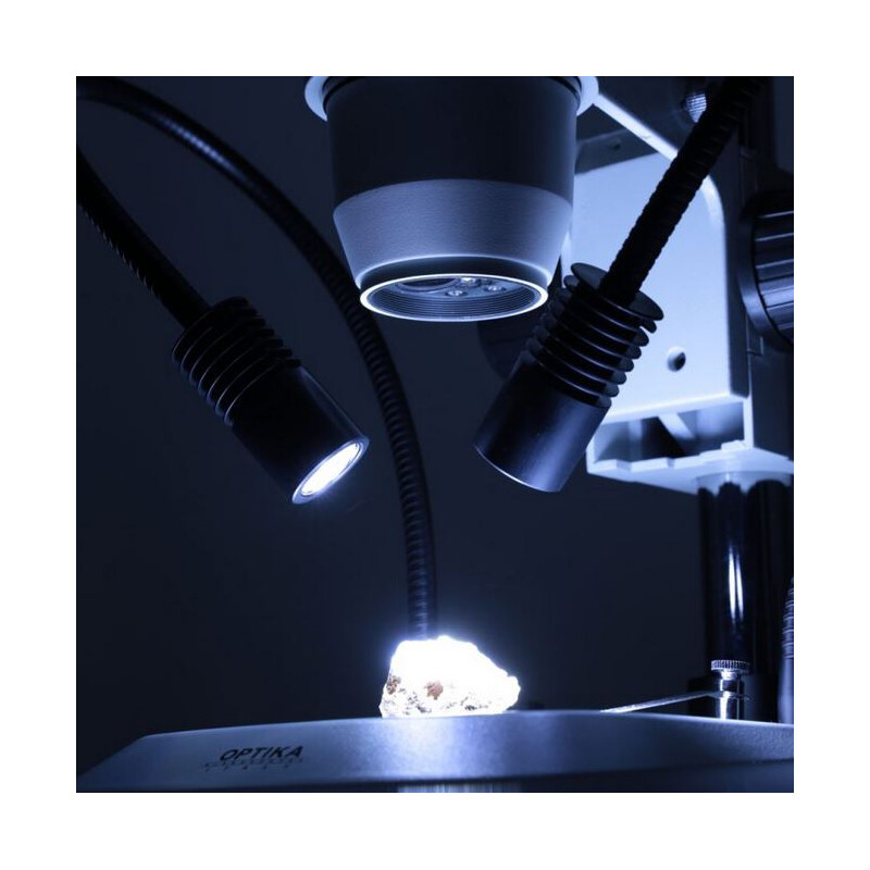 Optika Stereo zoom microscoop SZO-1, bino, 6.7-45x, Zuilen, zonder Belichting