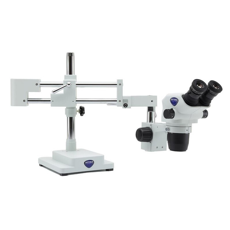 Optika Microscopio stereo zoom SZO-9, bino, 6,7-45x, saliente, AM Arms, sin Iluminación