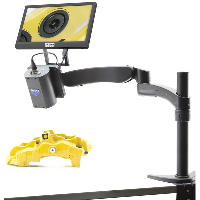 Optika Microscoop IS-03, zoomopt. 1x-14x, camera 2MP, 11,5inch scherm