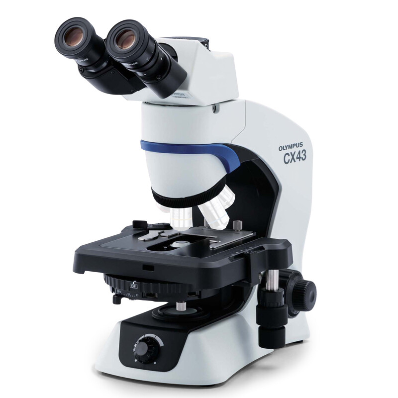 Evident Olympus Microscopio Olympus CX43 Equipo básico con salida de foto_2, trino, infinity, LED, ¡sin objetivos!