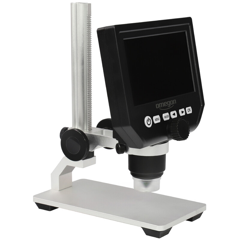 Omegon Microscopio DigiStar de , 1x-600x, LCD de 4,3''