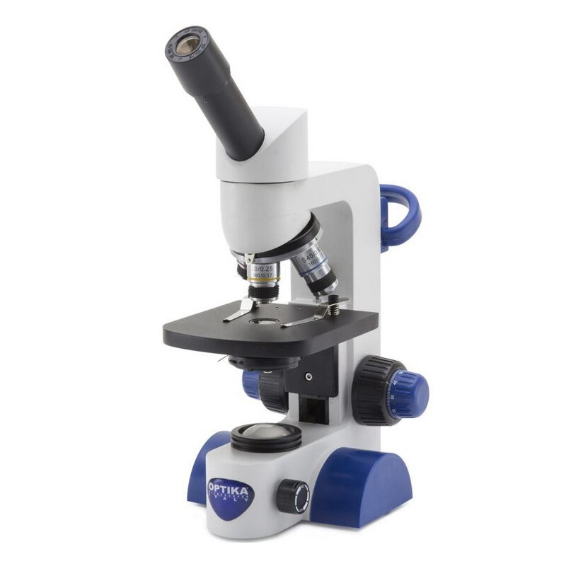 Optika Microscope B-61, mono, 40-400x, LED, battery