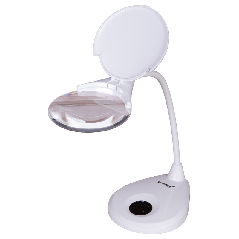 Levenhuk Magnifying glass Zeno Lamp ZL13 White