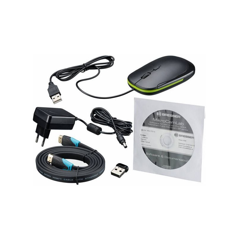 Caméra Bresser MikroCam PRO HDMI Autofocus, WiFi, 2.1MP