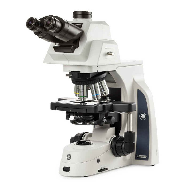 Euromex Microscopio Delphi-X, DX.1158-APLi, trinocular, objetivos plano apocromáticos, 40x-1000x, cabezal ergonómico, AL, LED-3 W