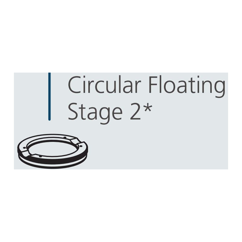 Nikon Platine circulaire flottante 2, plage de déplacement ø40 mm, série SMZ