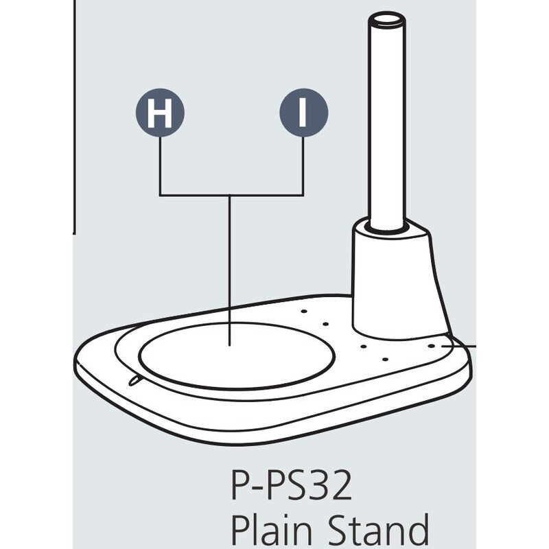 Nikon Säulenstativ P-PS32 Plain Base for incident light with pillar