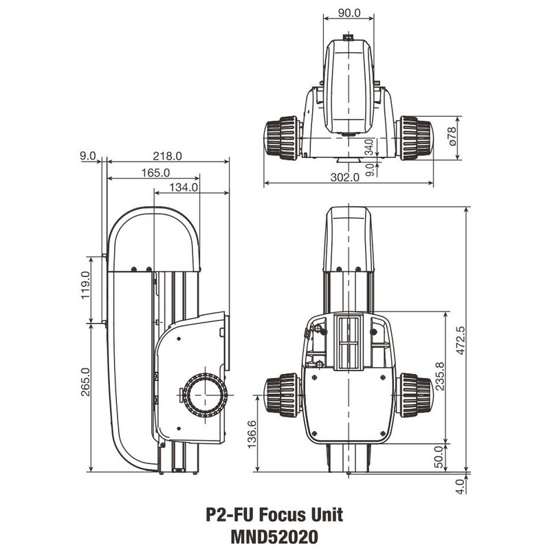 Nikon P2-FU manuale Focus Unit