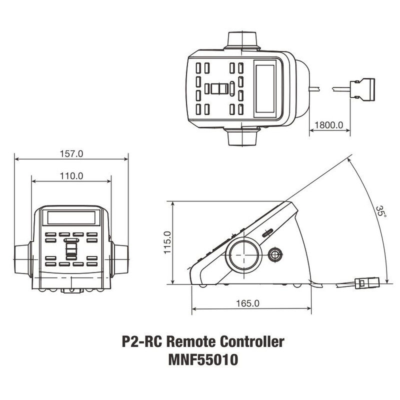 Nikon P2-RC afstandsbediening