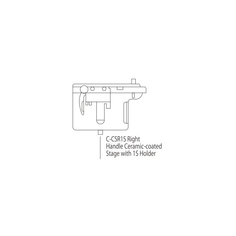 Nikon C-CSR1S Palcoscenico ceramico con impugnatura destra e supporto 1S