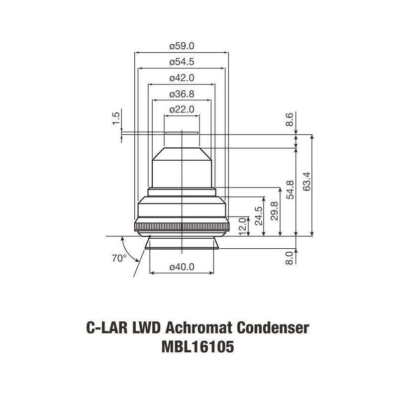 Nikon Condensatore Achromat LWD A.A. 10 mm