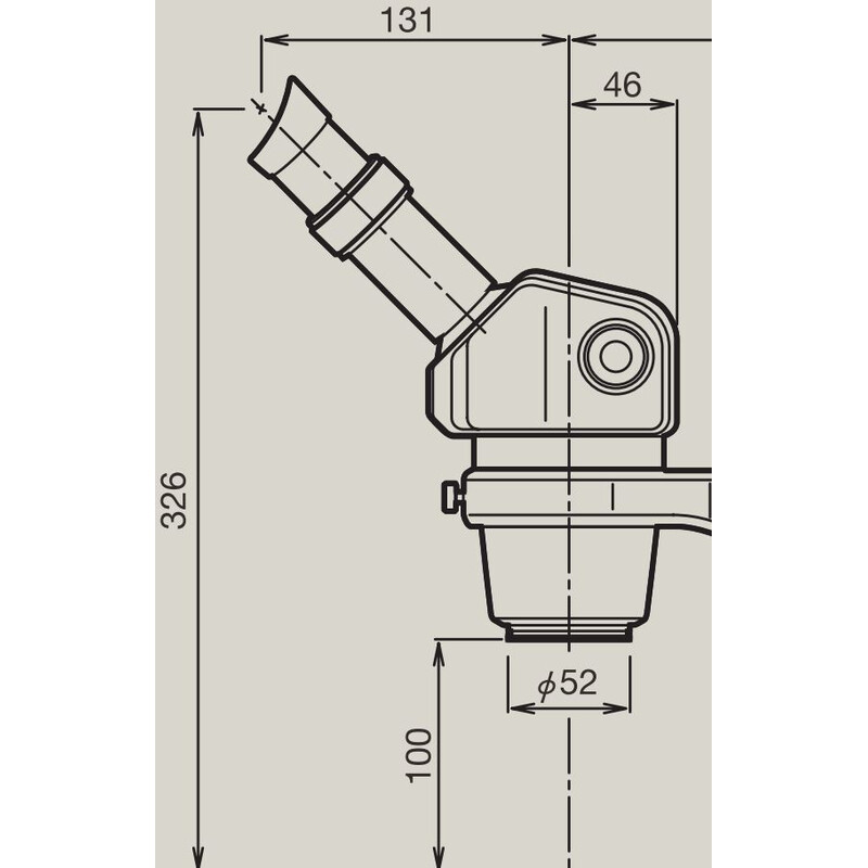 Nikon Microscopio stereo zoom SMZ445, bino, 0,8x-3,5x, 45°, FN21, W.D.100mm, stativo a braccio singolo