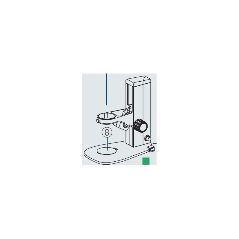 Nikon Microscopio stereo zoom SMZ745T, trino, 0,67x-5x, 45°, FN22, W.D.115mm, Luce incidente e trasmessa, LED